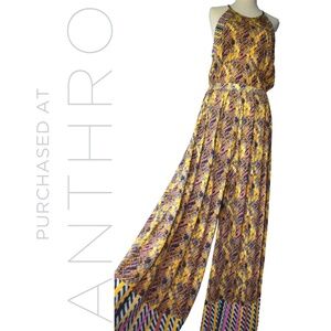 Anthropologie Bl-nk Gallery Row Sleeveless Jumpsuit - Size Small